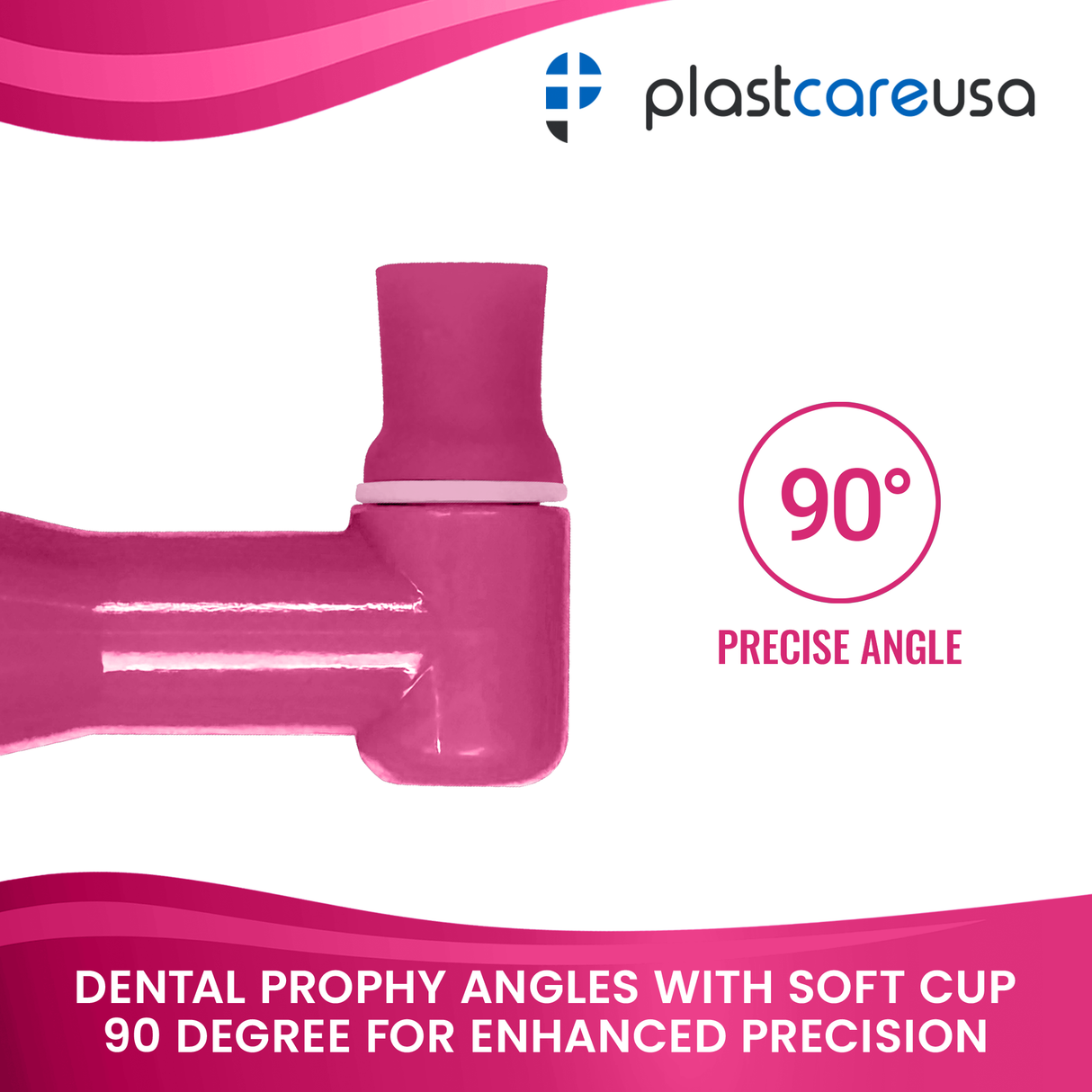 500 Prophy Angles Soft Cup, Disposable & Latex Free, (5 Boxes of 100)