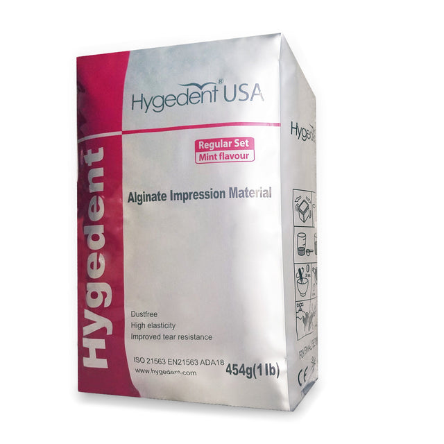 Hygedent regular set chromatic dental alginate impression material