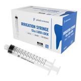 100 12ml (12cc) Luer Lock Disposable Syringes – Non-Sterile for Saline, Oral Medicine, and Precision Use