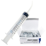 50 Curved Tip 12cc Monoject 412 Style Dental Oral Irrigation Utility Syringes (1 Box) - My DDS Supply