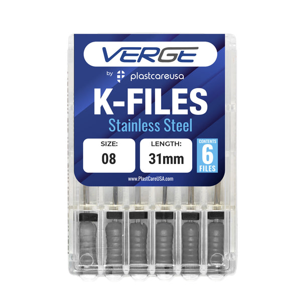 Size 8 31mm Endo K-Files, Endodontic K Files (Stainless Steel) - My DDS Supply