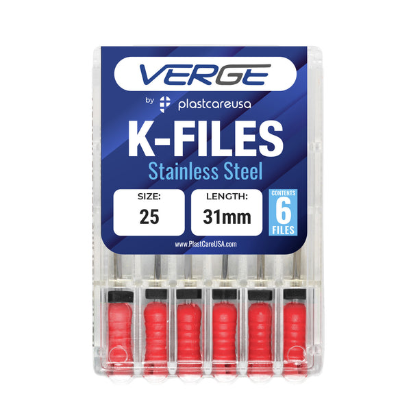 Size 25 31mm Endo K-Files, Endodontic K Files (Stainless Steel) - My DDS Supply