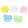 Assorted 5 Pack Denture Case Bath Holders for Retainers Teeth Guards (Individually Sealed) - My DDS Supply