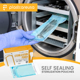 3.5" x 5.25" Self-Sealing Sterilization Pouches for Autoclave (Choose Quantity) by PlastCare USA - My DDS Supply