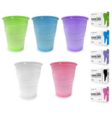 2000 Pink Plastic Disposable Ribbed Drinking Dental Cups, 5 Oz by PlastCare USA - My DDS Supply