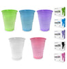 2000 Pink Plastic Disposable Ribbed Drinking Dental Cups, 5 Oz by PlastCare USA - My DDS Supply