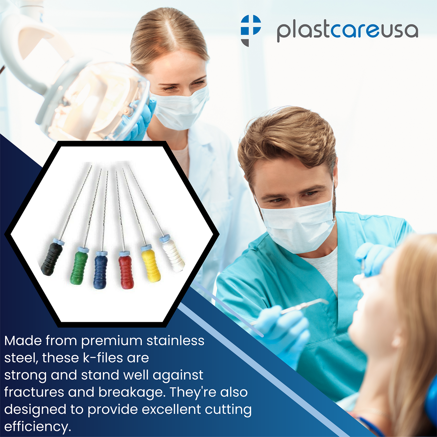 Size 35 21mm Endo K-Files, Endodontic K Files (Stainless Steel) - My DDS Supply