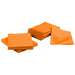 500 Neon Orange 3-Ply Dental Patient Towel Bibs by PlastCare USA - My DDS Supply