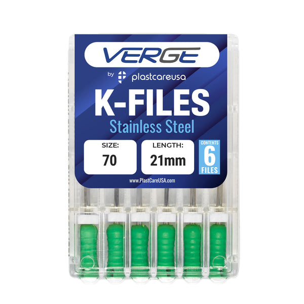 Size 70 21mm Endo K-Files, Endodontic K Files (Stainless Steel) - My DDS Supply