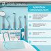 1000 7.5" x 13" Self-Sealing Sterilization Pouches, Paper/Blue Film by PlastCare USA - My DDS Supply