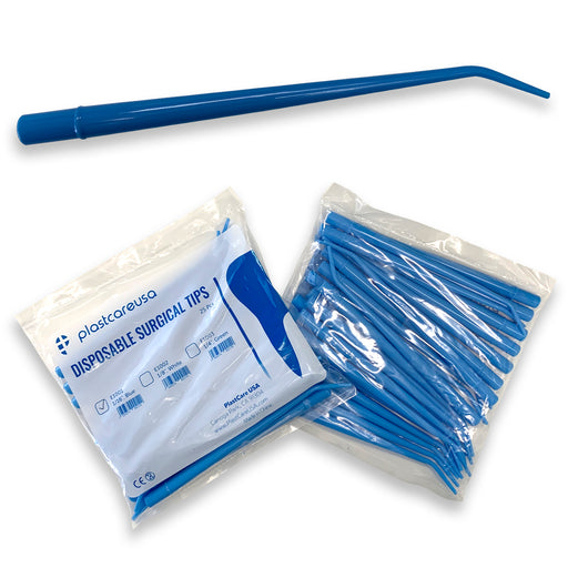 Small Blue 1/16" Dental Surgical Aspirator Tips