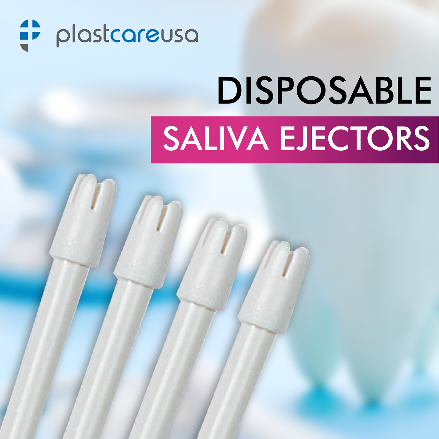 6000 White Saliva Ejectors (60 Bags, 6 Cases) - My DDS Supply