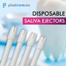 100 White Saliva Ejectors (1 Bag) by PlastCare USA - My DDS Supply