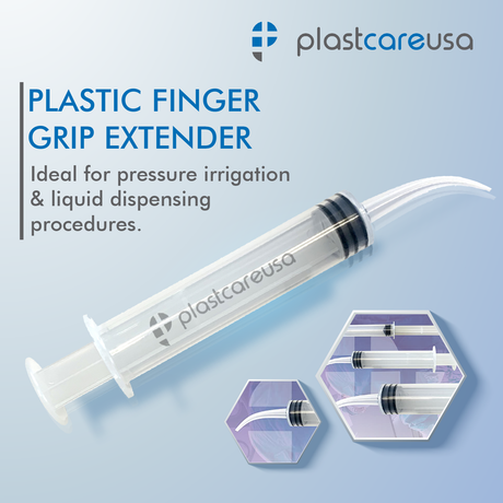 1000 x Curved Tip 12cc Monoject Style Utility Syringes (20 Boxes of 50) by PlastCare USA - My DDS Supply
