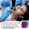 1000 Purple Clear Saliva Ejectors (10 Bags) by PlastCare USA - My DDS Supply