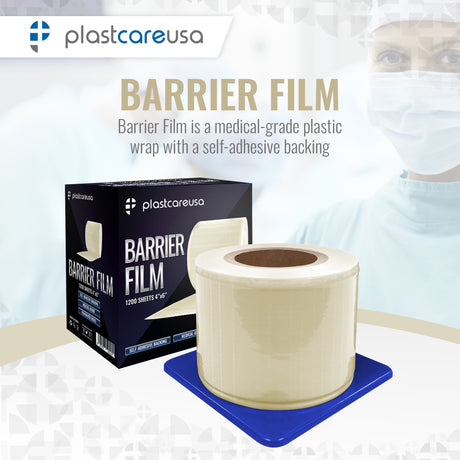 8 x Clear Barrier Film, 4" x 6", 1200 Sheets (1 Case of 8 Rolls) - My DDS Supply