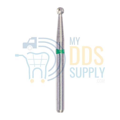 10 FG4 19mm Round Carbide Dental Burs for High Speed Handpiece Friction Grip - My DDS Supply