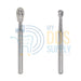 100 FG6 19mm Round Carbide Dental Burs for High Speed Handpiece Friction Grip - My DDS Supply