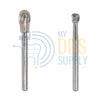 100 FG7 19mm Round Carbide Dental Burs for High Speed Handpiece Friction Grip - My DDS Supply