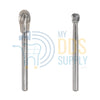 10 FG7 19mm Round Carbide Dental Burs for High Speed Handpiece Friction Grip - My DDS Supply