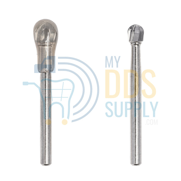 100 FG8 19mm Round Carbide Dental Burs for High Speed Handpiece Friction Grip - My DDS Supply