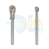 10 FG8 19mm Round Carbide Dental Burs for High Speed Handpiece Friction Grip - My DDS Supply