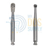 10 RA6 Round Carbide Dental Burs for Slow Speed Handpiece Right Angle Latch - My DDS Supply