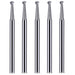 FG # 4 SL Surgical Length Round 25 mm Carbide Dental Burs for High Speed FG FG4 (10 Pack) - My DDS Supply