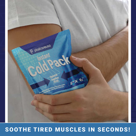 6" x 9" Instant Cold Packs for Pain Relief, Swelling, Sprains (Case of 25 Disposable Packs) - My DDS Supply