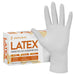 1000 Medium PlastCare USA White Latex Gloves (10 Boxes) - My DDS Supply