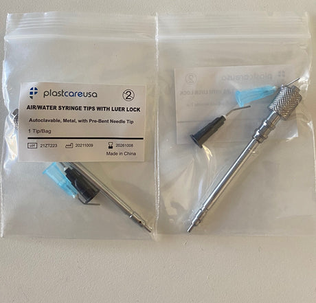 Air Water Syringe Tip Luer Lock Attachment Irrigation Endo Instrument (Screw In) - My DDS Supply