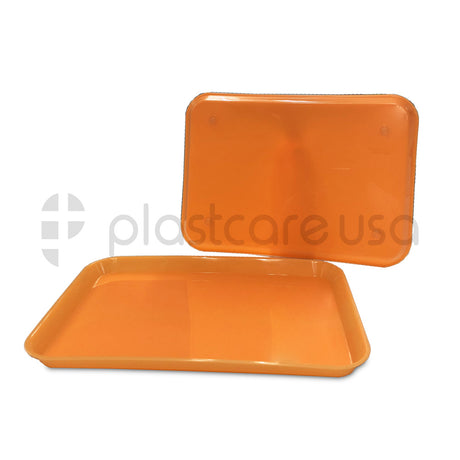 20 x Orange Dental Set Up Instrument Autoclave Flat Tray, 13 1/4″ x 9 3/4″ (Ritter Size B) by PlastCare USA - My DDS Supply