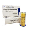 400 Fine Yellow Dental Micro Applicator Brushes (4 Tubes of 100) - My DDS Supply