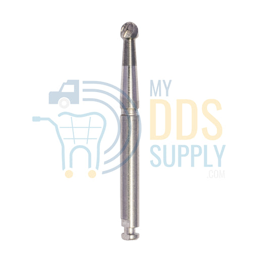 10 RA8 Surgical Length 25mm Round Carbide Dental Burs for Slow Speed Handpiece Right Angle Latch SL - My DDS Supply