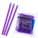 100 Purple Clear Saliva Ejectors (1 Bag) by PlastCare USA - My DDS Supply