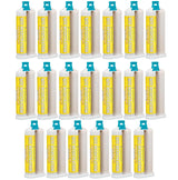 20 Bulk Unflavored Super Fast Set Bite Registration Material 50ml Cartridges by PlastCare USA - My DDS Supply