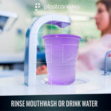 2000 Purple Plastic Disposable Ribbed Drinking Dental Cups, 5 Oz by PlastCare USA - My DDS Supply