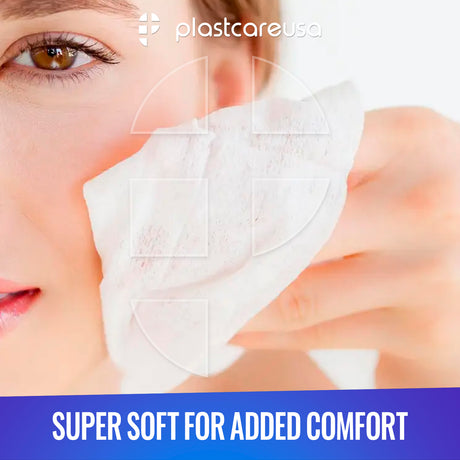 4000 3x3 4-Ply Non Woven, Non-Sterile Cotton Dental Gauze Sponges by PlastCare USA - My DDS Supply
