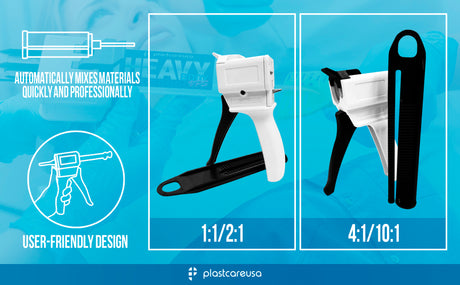 1:1 / 2:1 Cartridge Dispenser Delivery Gun for 50ml Dental Impression Material - My DDS Supply